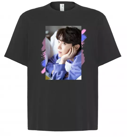 Футболка Оверсайз Photoshoot bts J-Hope Чорний фото