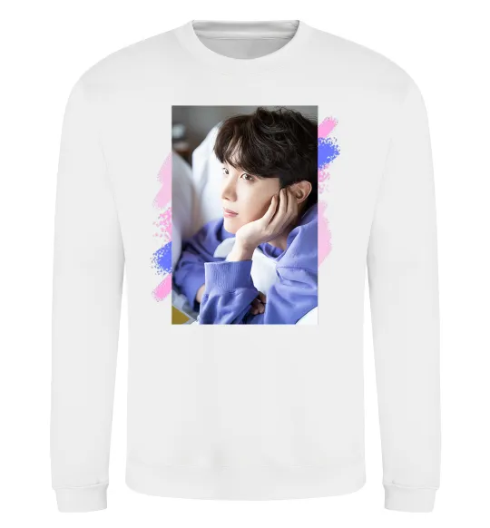 Свитшот Photoshoot bts J-Hope Белый фото