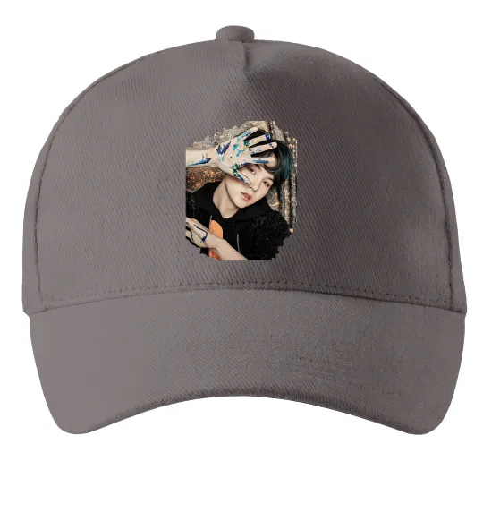 Кепка Suga BTS paint Серый фото