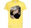 Детская футболка Suga BTS paint Лимонный фото