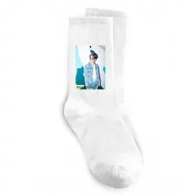 Носки BTS Dynamite Chimin Белый фото