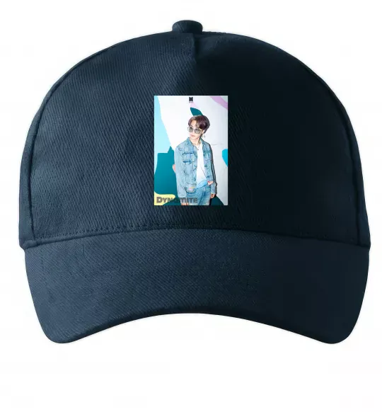 Кепка BTS Dynamite Chimin Темно-синий фото