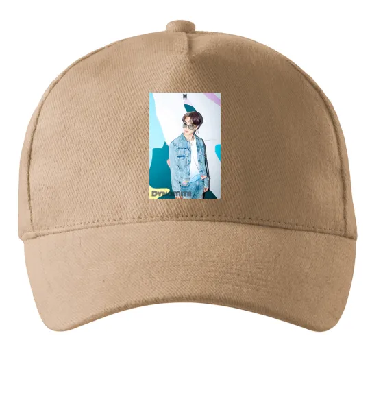 Кепка BTS Dynamite Chimin Пісочний фото