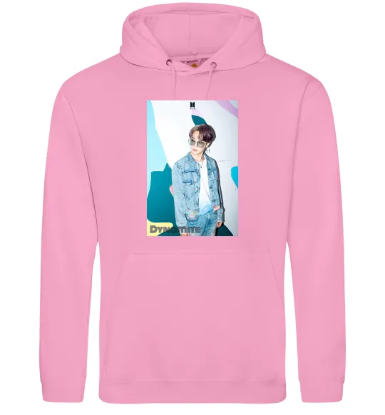 Женская толстовка (худи) BTS Dynamite Chimin Розовый фото