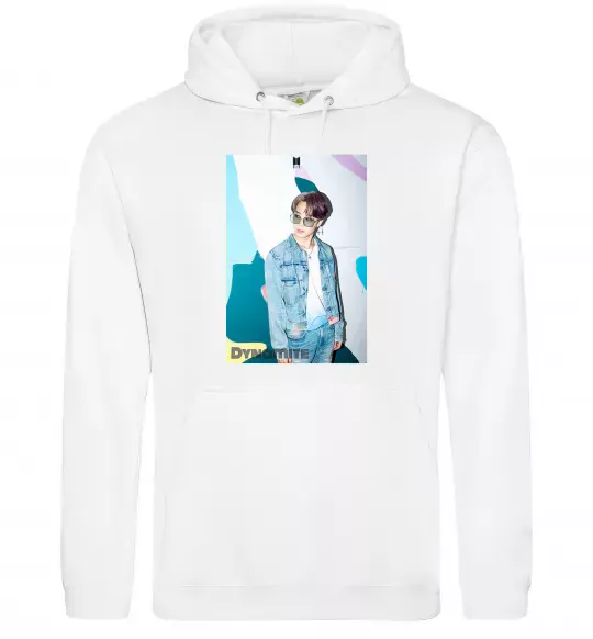 Женская толстовка (худи) BTS Dynamite Chimin Белый фото