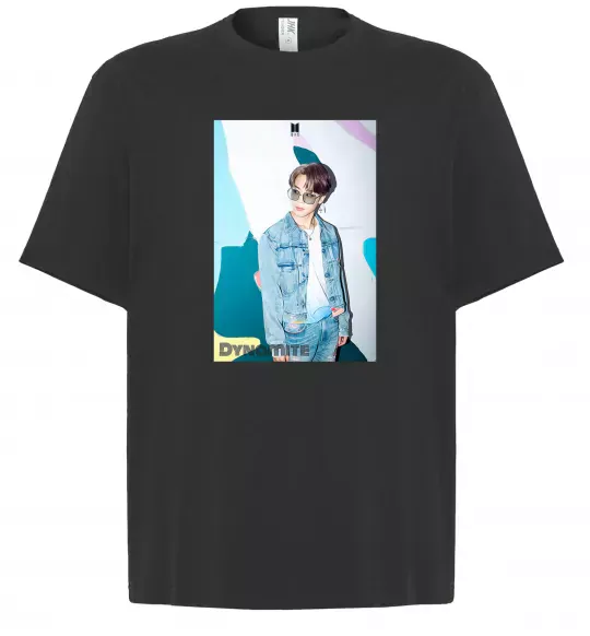 Футболка Оверсайз BTS Dynamite Chimin Черный фото