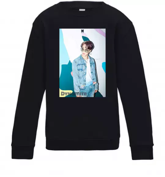 Детский Свитшот BTS Dynamite Chimin Черный фото