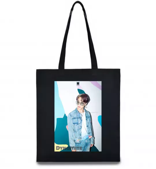 Еко-сумка BTS Dynamite Chimin Чорний фото