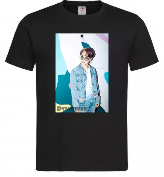 Мужская футболка BTS Dynamite Chimin Черный фото