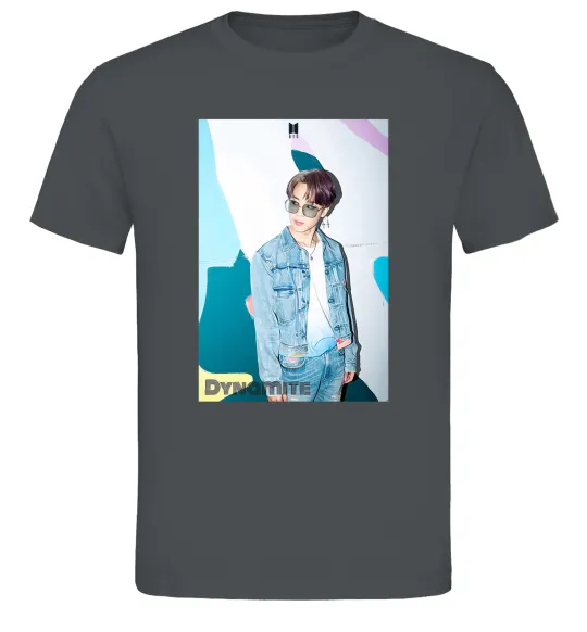 Мужская футболка BTS Dynamite Chimin Графит фото