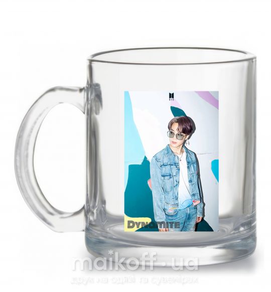 Чашка стеклянная BTS Dynamite Chimin Прозрачный фото