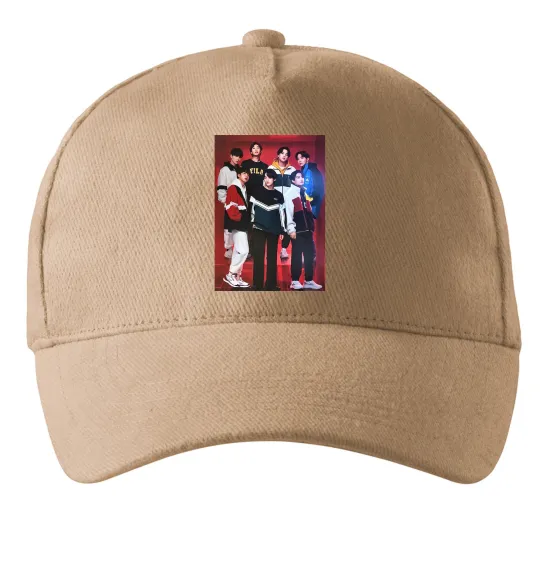 Кепка BTS for FILA Песочный фото