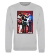 Світшот BTS for FILA Сірий меланж фото