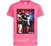 Дитяча футболка BTS for FILA Яскраво-рожевий фото