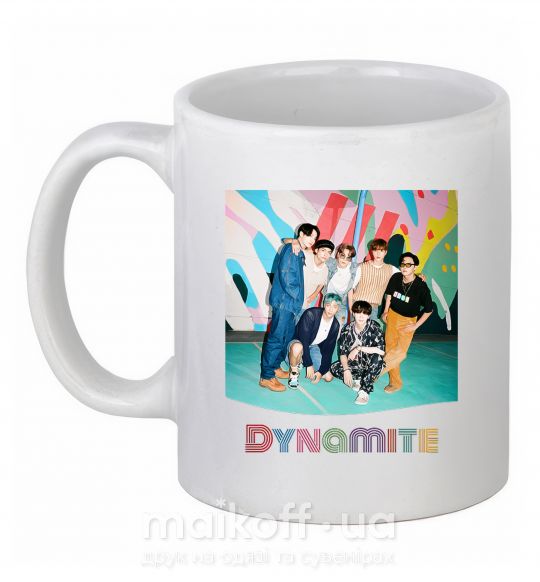 Чашка керамічна Dynamite k pop Білий фото
