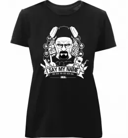 Женская премиум футболка Breaking bad GTA Черный фото