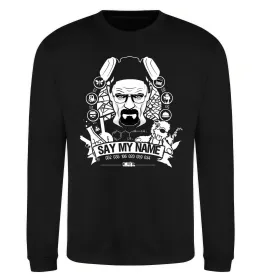 Свитшот Say my name Черный фото