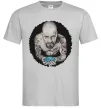 Чоловіча футболка Heisenberg with blue Сірий фото