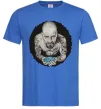 Чоловіча футболка Heisenberg with blue Яскраво-синій фото