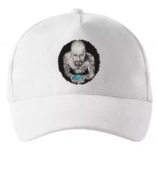 Кепка Heisenberg with blue Белый фото