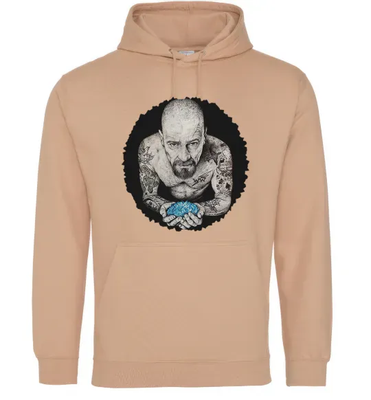 Жіноча толстовка (худі) Heisenberg with blue Пісочний фото