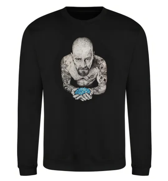Свитшот Heisenberg with blue Черный фото