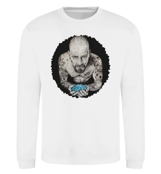 Свитшот Heisenberg with blue Белый фото