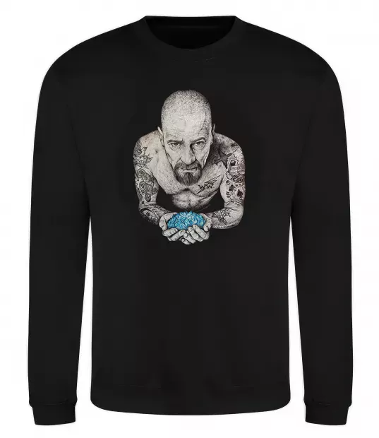 Свитшот Heisenberg with blue Черный фото