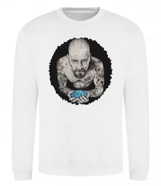 Свитшот Heisenberg with blue Белый фото