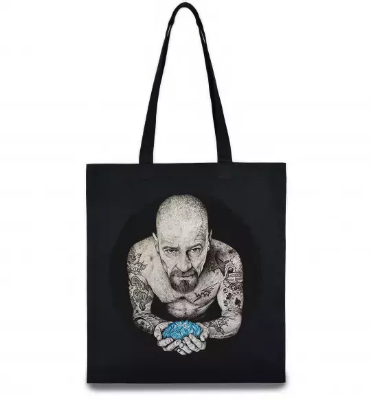 Эко-сумка Heisenberg with blue Черный фото