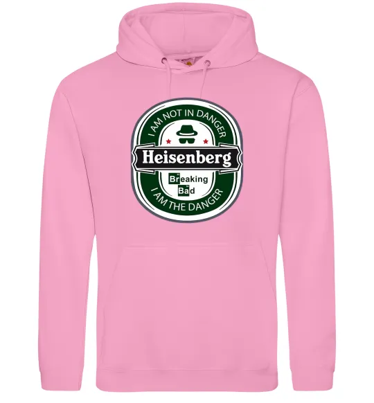 Чоловіча толстовка (худі) I am not in danger I am danger Рожевий фото