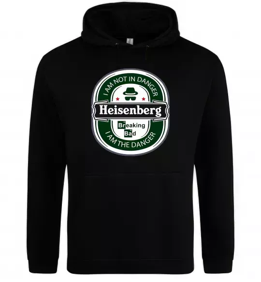 Мужская толстовка (худи) I am not in danger I am danger Черный фото