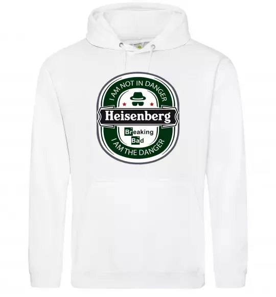 Жіноча толстовка (худі) I am not in danger I am danger Білий фото