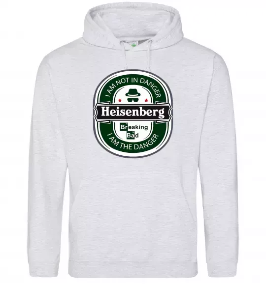 Жіноча толстовка (худі) I am not in danger I am danger Сірий меланж фото