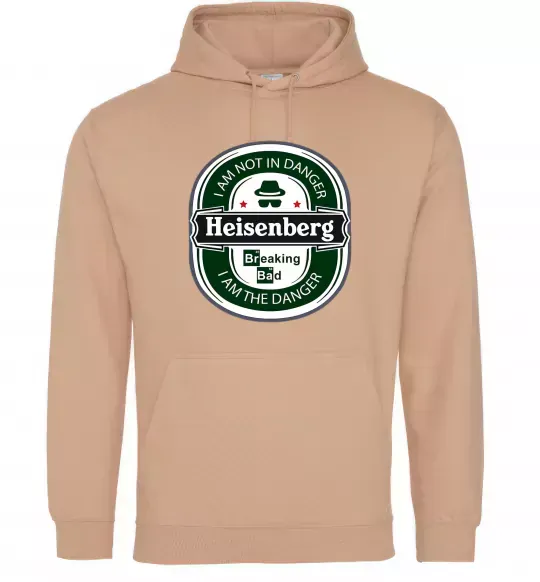 Жіноча толстовка (худі) I am not in danger I am danger Пісочний фото