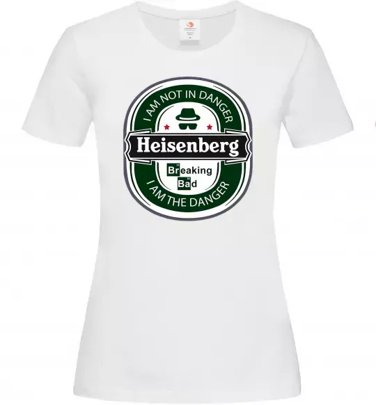 Женская футболка I am not in danger I am danger Белый фото