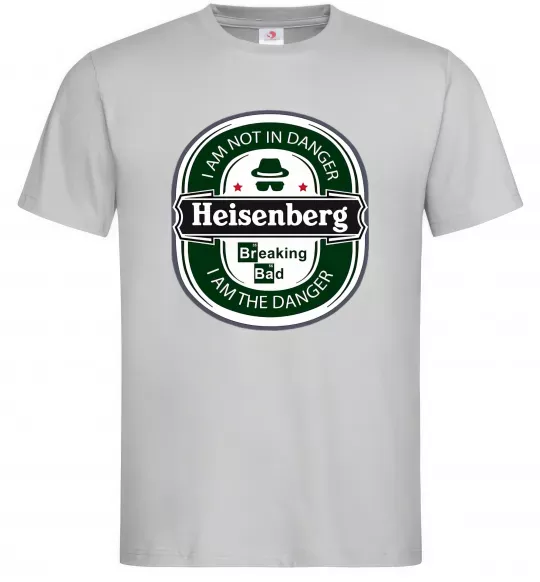 Чоловіча футболка I am not in danger I am danger Сірий фото