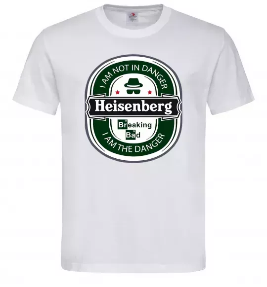 Чоловіча футболка I am not in danger I am danger Білий фото