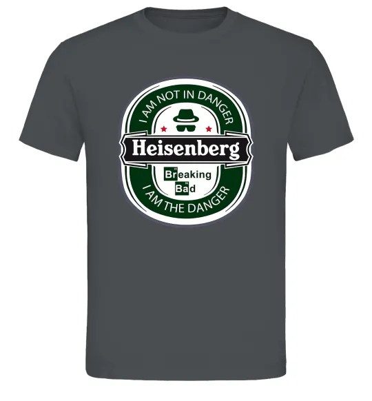 Чоловіча футболка I am not in danger I am danger Графіт фото