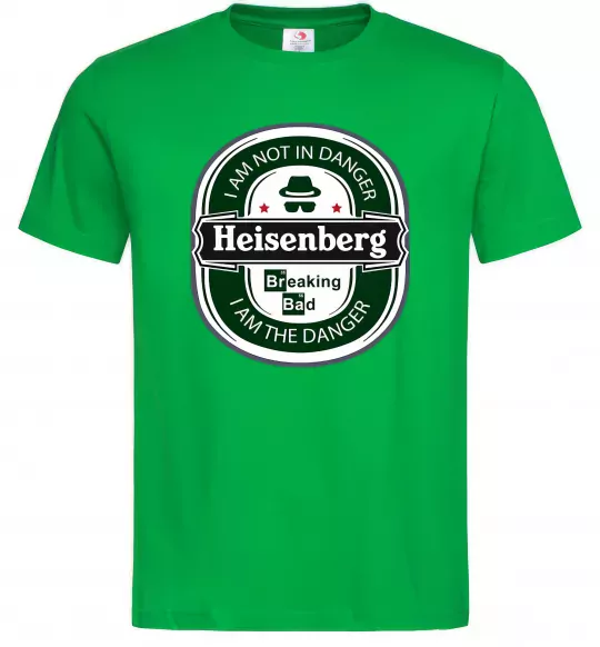 Чоловіча футболка I am not in danger I am danger Зелений фото