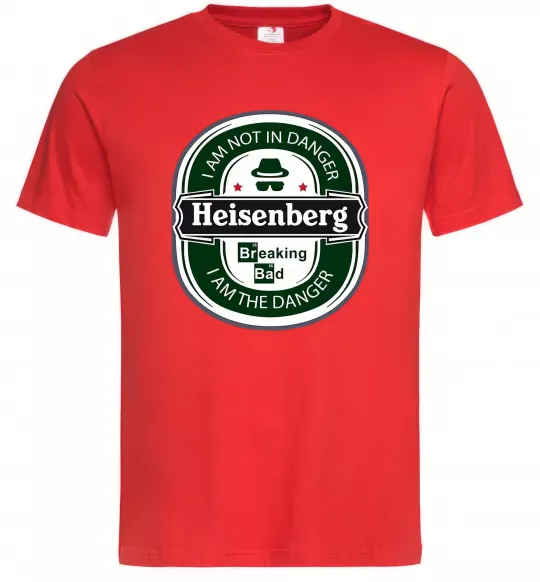 Чоловіча футболка I am not in danger I am danger Червоний фото