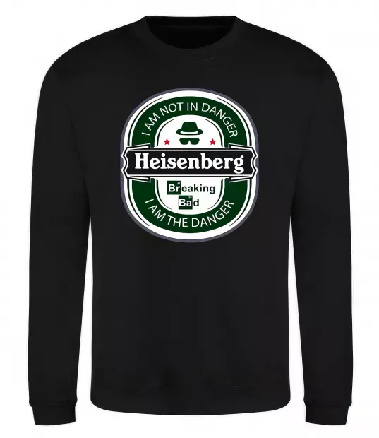 Свитшот I am not in danger I am danger Черный фото