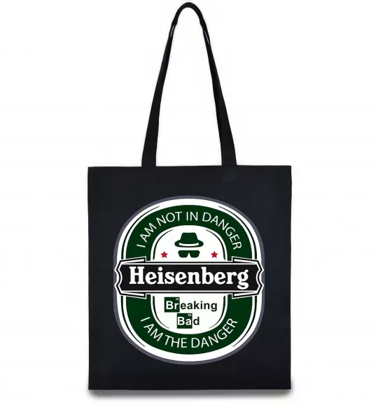 Эко-сумка I am not in danger I am danger Черный фото