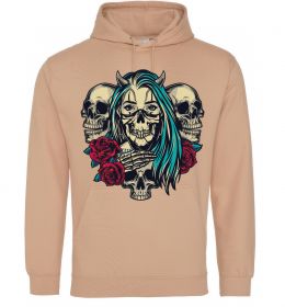 Жіноча толстовка (худі) Girl and skulls