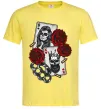 Чоловіча футболка Santa Muerte and skull Лимонний фото