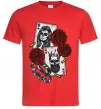Чоловіча футболка Santa Muerte and skull Червоний фото