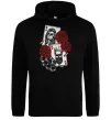 Жіноча толстовка (худі) Santa Muerte and skull Чорний Жіноча толстовка (худі) Santa Muerte and skull Чорний фото