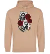 Жіноча толстовка (худі) Santa Muerte and skull Пісочний Жіноча толстовка (худі) Santa Muerte and skull Пісочний фото