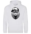 Жіноча толстовка (худі) Bear in fullcap Сірий меланж фото