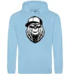 Жіноча толстовка (худі) Bear in fullcap Блакитний фото